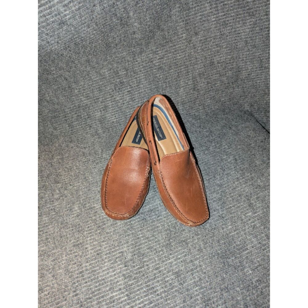 Giorgio Brutini Men’s Brown Leather Driving Loafers Size 11M Slip On Moc Toe